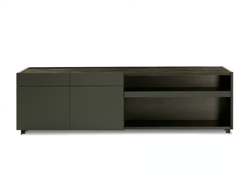 JOBS 5580780 - Low wooden office storage unit by Poltrona Frau - view 2